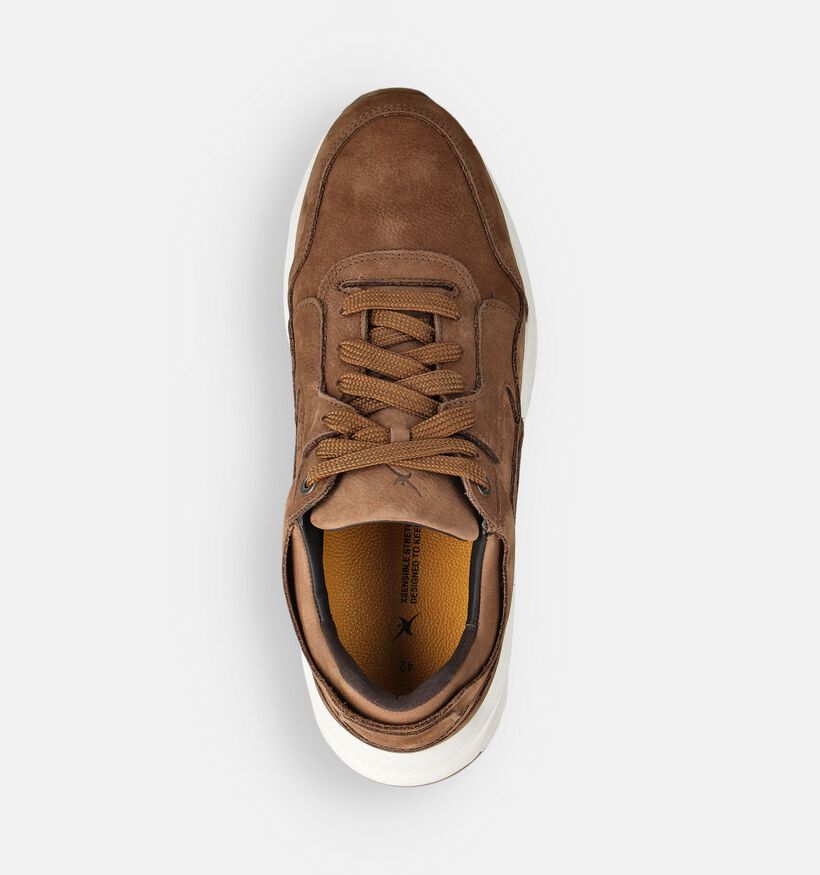 Xsensible Golden Gate Bruine Veterschoenen voor heren (363771) - geschikt voor steunzolen