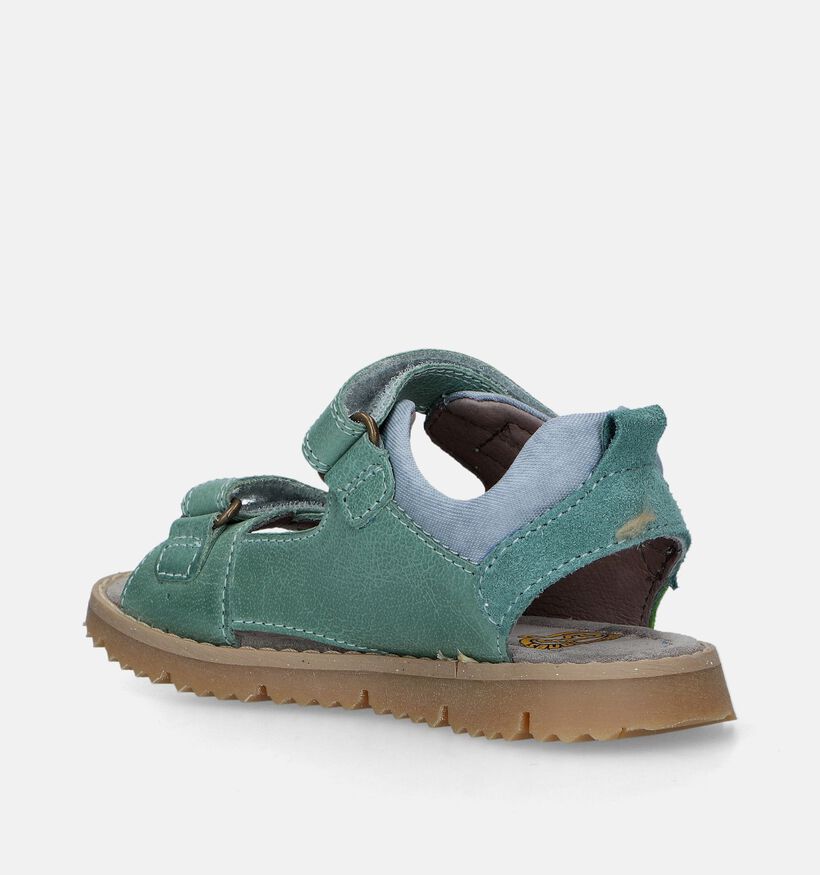 STONES and BONES Lanot Groene Sandalen met dino voor jongens (336624)