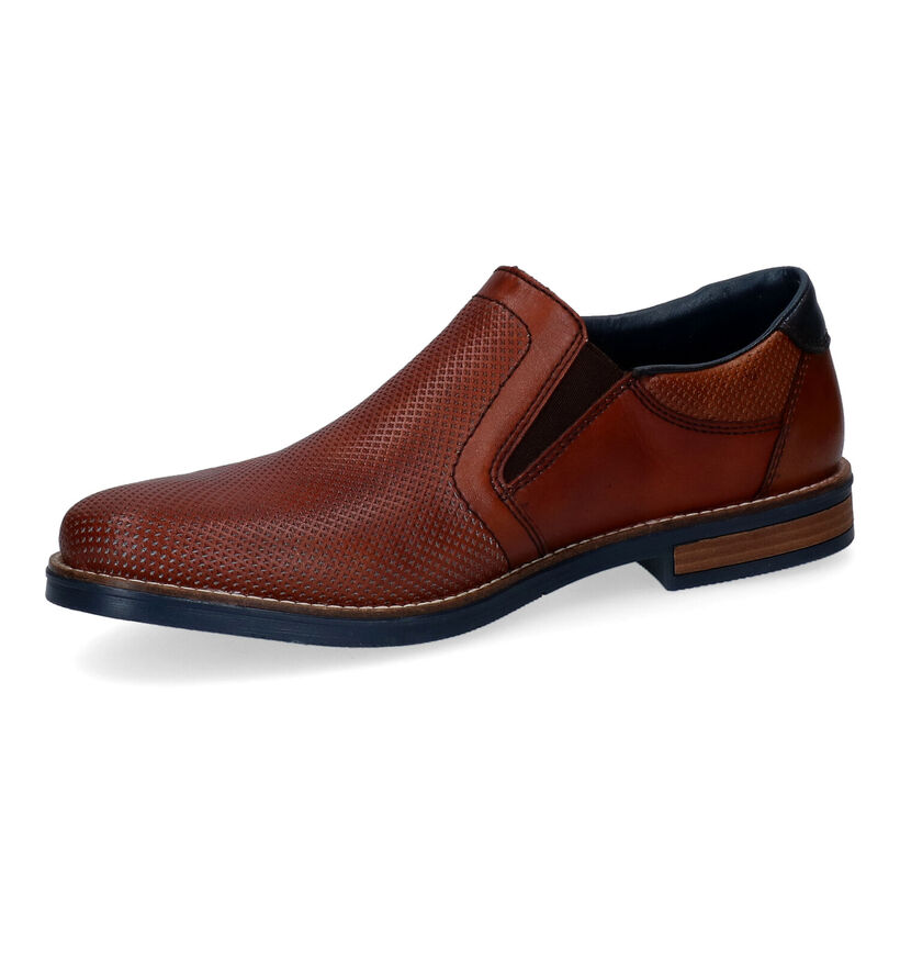 Rieker Cognac Instappers in leer (333028)