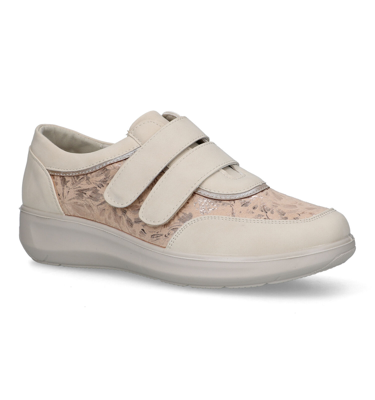 Soft Comfort Beige Velcroschoenen Dames Lage schoenen Online
