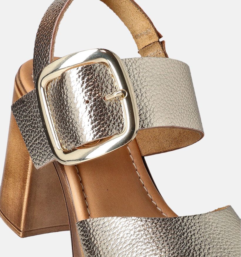 Signatur Gouden Sandalen met hak voor dames (357839)