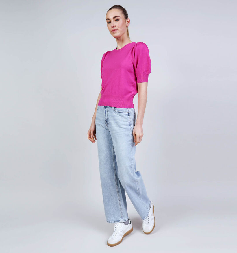 Minus Liva Knit Fuchsia Trui voor dames (366691)