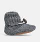 Bergstein Cozy Baby Grijze Gesloten Babypantoffels voor jongens (381300)