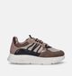 Tango Kady Fat Bruine Chunky sneakers voor dames (357308) - geschikt voor steunzolen