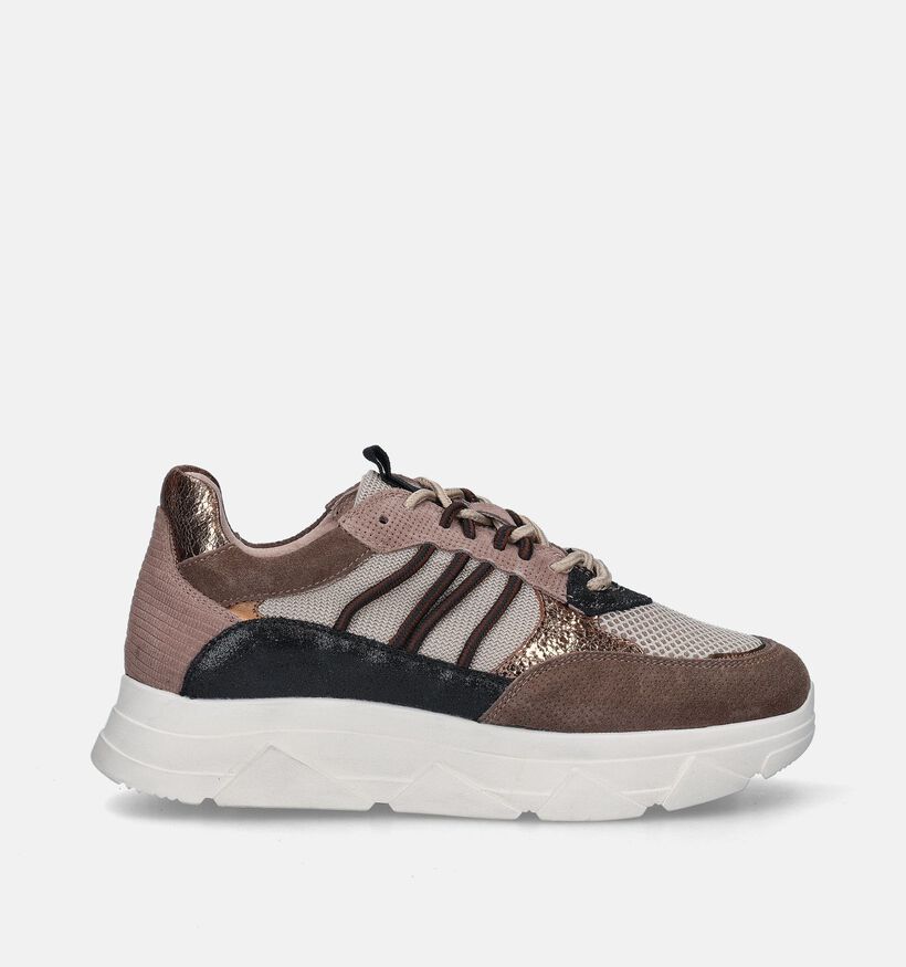 Tango Kady Fat Bruine Chunky sneakers voor dames (357308) - geschikt voor steunzolen