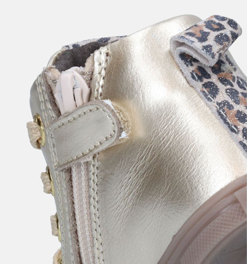 Milo & Mila Gouden Babyschoenen voor meisjes (329685) - geschikt voor steunzolen