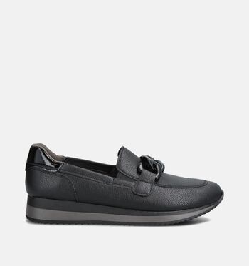 Jana Chaussures plates Noir/Marron/Argent