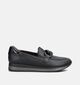 Jana Zwarte Mocassins voor dames (360432)