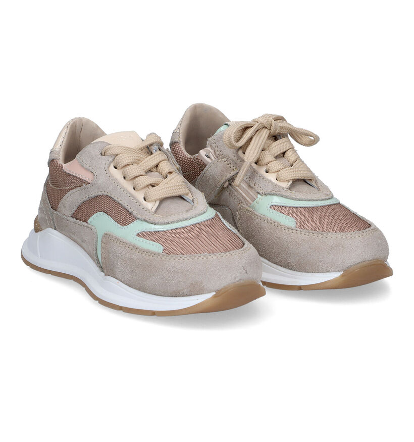 Hip Beige Sneakers voor meisjes (307354) - geschikt voor steunzolen