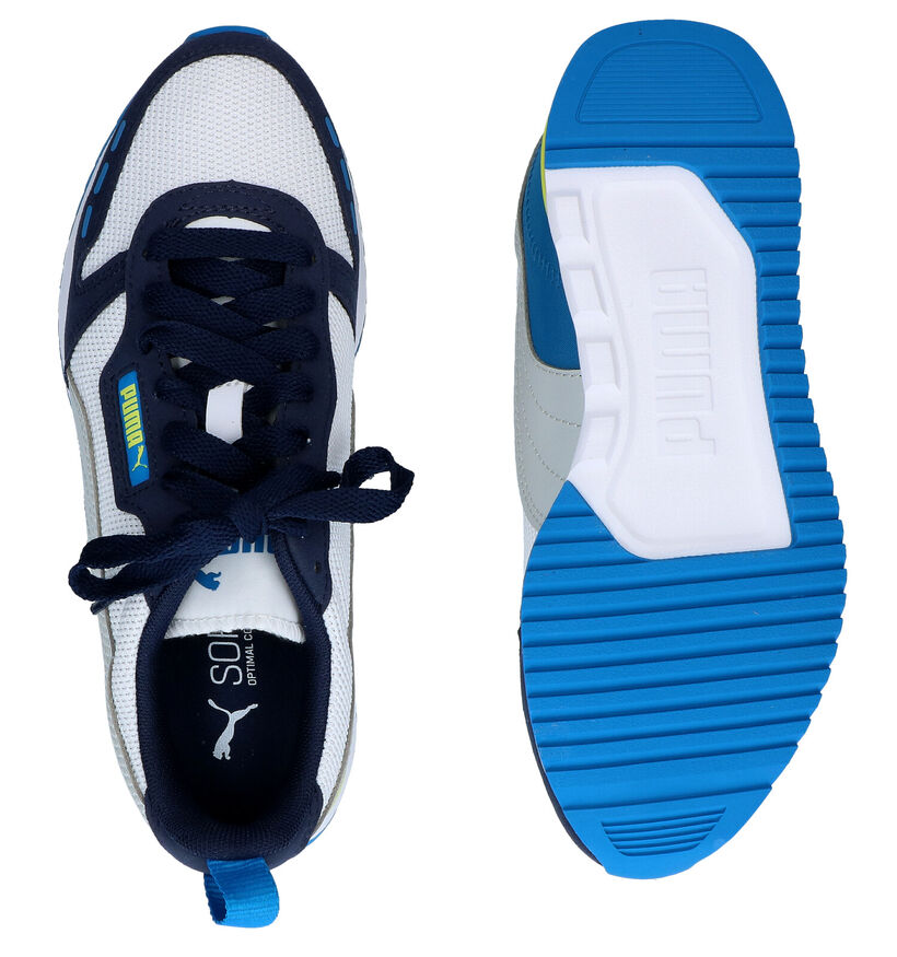 Puma R78 Baskets en Blanc/Noir en simili cuir (301343)
