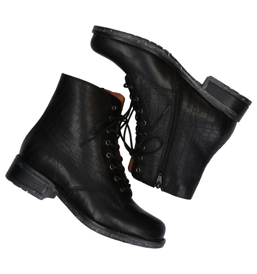 Brako Anatomics Zwarte Boots in leer (284751)