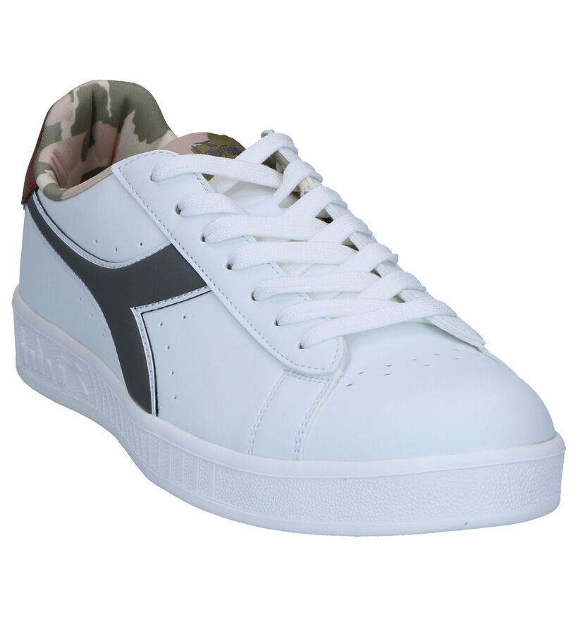Diadora Game P Gem Witte Sneakers in kunstleer (267973)