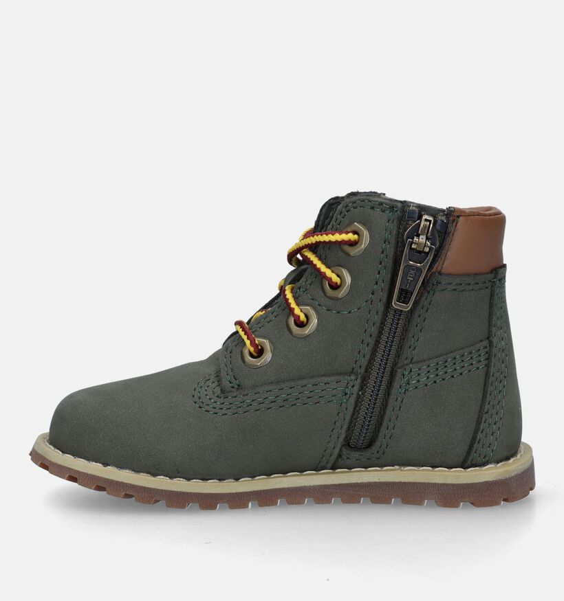 Timberland Pokey Pine 6IN BOOT Kaki Bottines voor jongens, meisjes (329075) - geschikt voor steunzolen