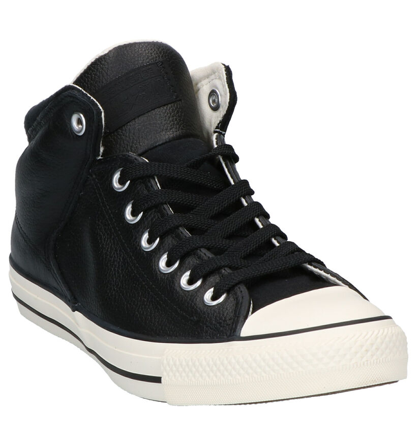 Converse AS High Street Grijze Sneakers in leer (252765)