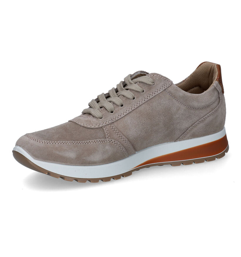 Ara Matteo Taupe Veterschoenen in nubuck (307712)