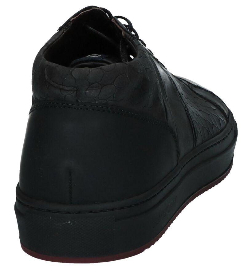 Ambiorix Chaussures hautes en Noir en cuir (231738)