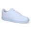 Nike Court Vision Low Next Nature Witte Sneakers in kunstleer (332325)