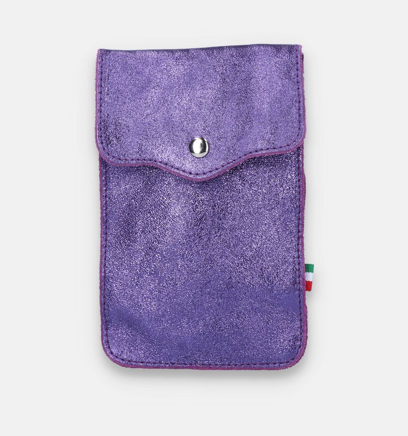 Time Mode Jin Pochette pour téléphone en Mauve pour femmes (337418)