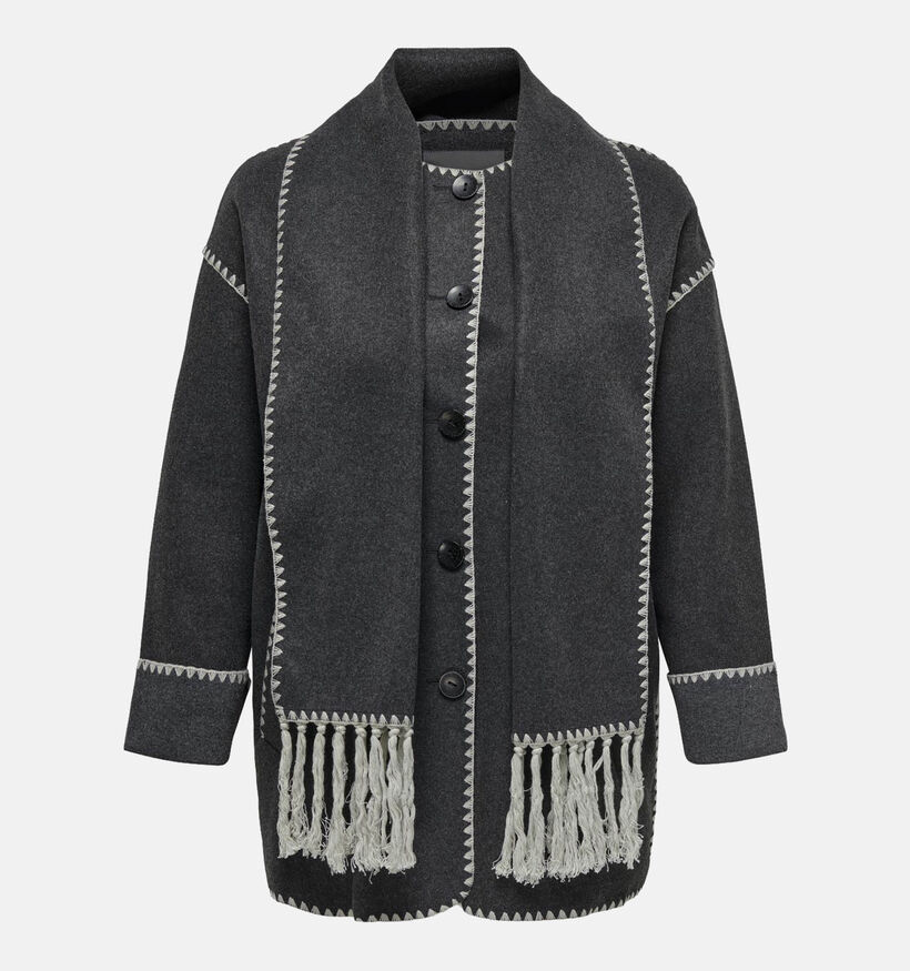 ONLY Carmakoma Elba Grijze Jas voor dames (346452)