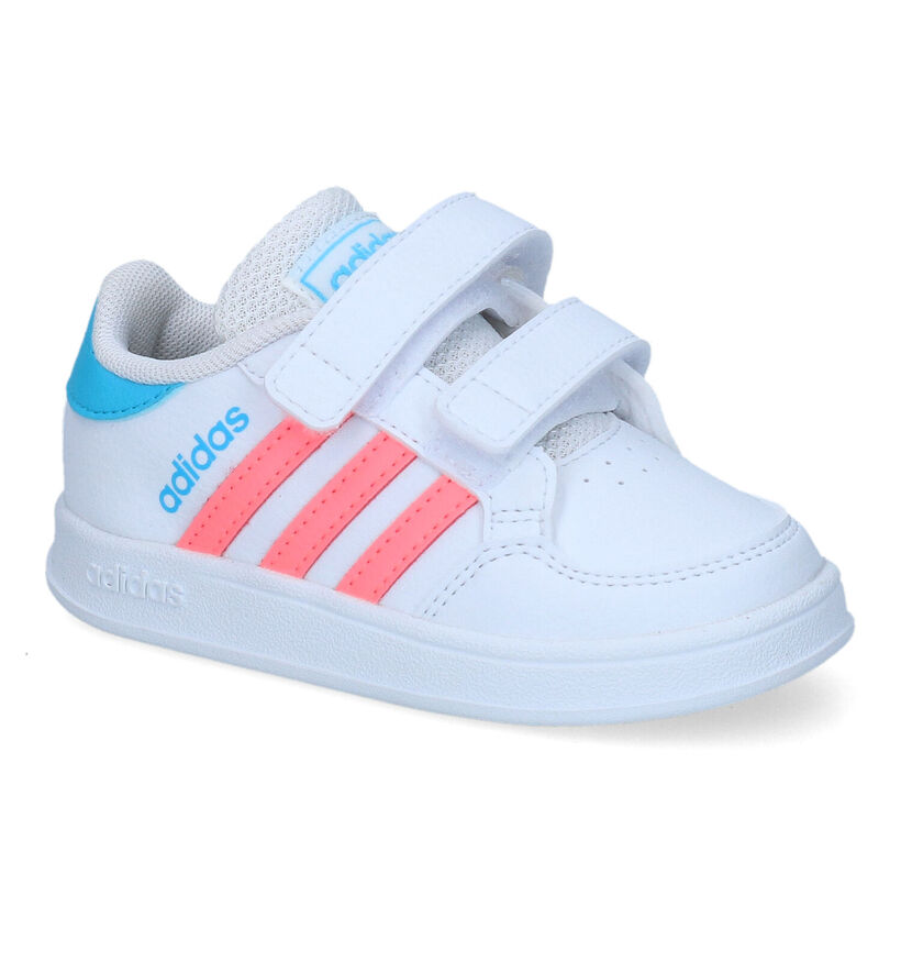 adidas Breaknet Witte Sneakers in kunstleer (318926)