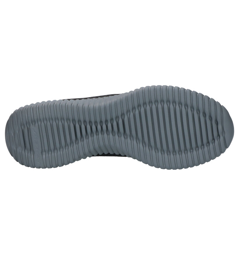 Skechers Baskets slip-on en Noir en textile (272944)