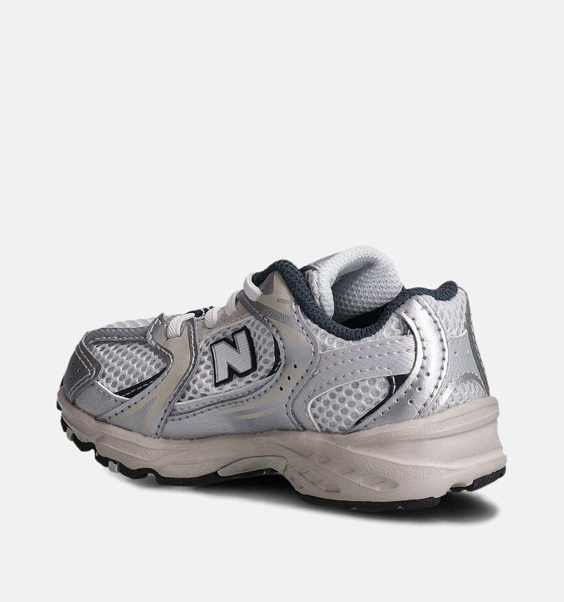 New Balance 530 Baskets en Argent pour filles, garçons (358687) - pour semelles orthopédiques