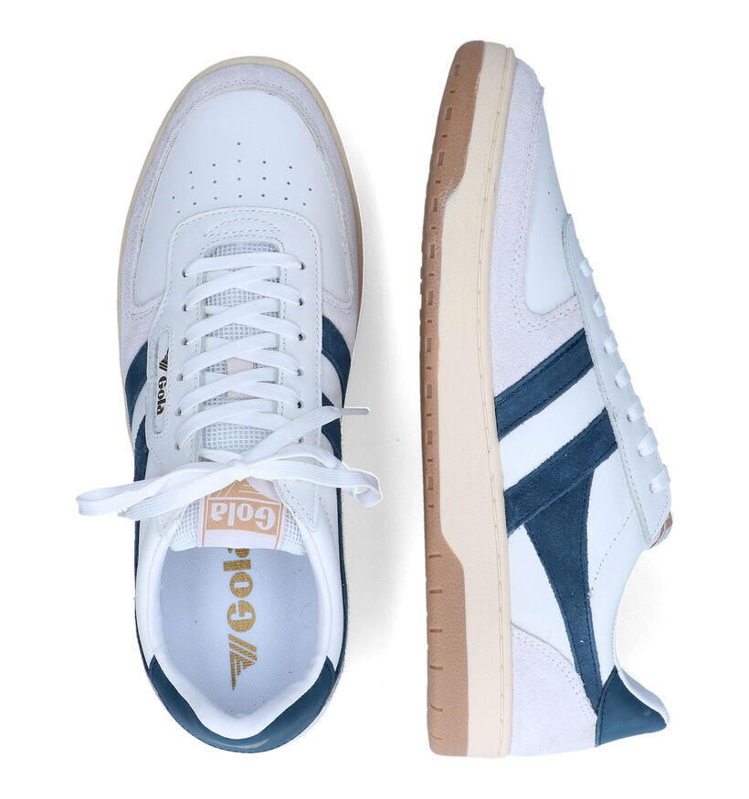 Gola Hawk Witte Sneakers voor heren (336345) - geschikt voor steunzolen