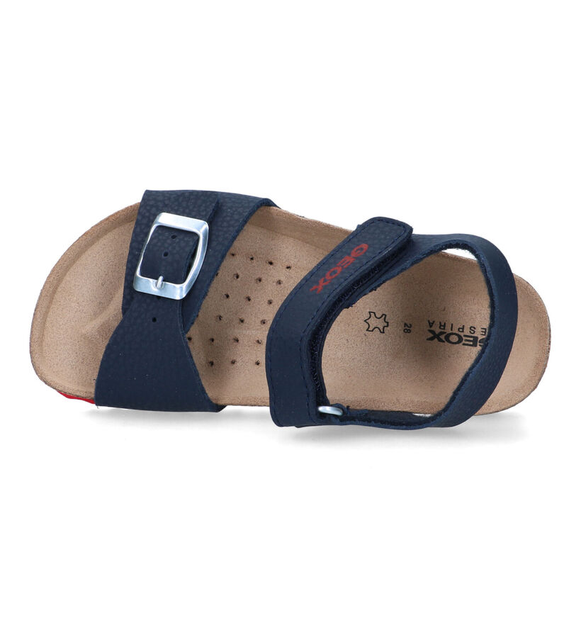 Geox Ghita Sandales en Bleu en simili cuir (326597)