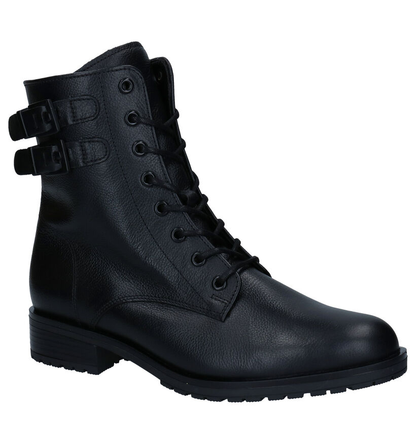 Gabor OptiFit Zwarte Boots in leer (282465)