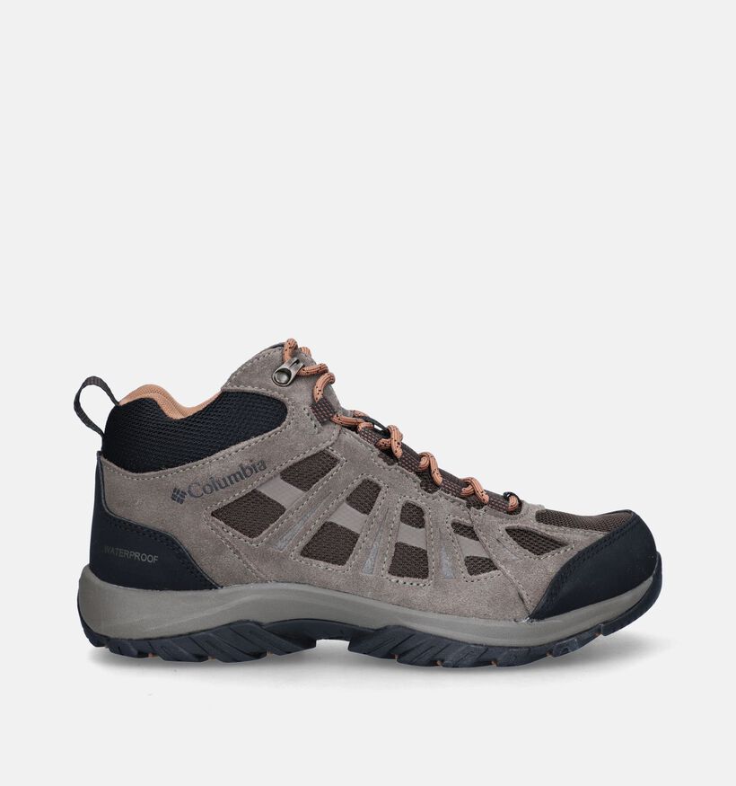 Columbia Redmond III Mid Waterproof Bottines en Brun pour hommes (344805) - pour semelles orthopédiques