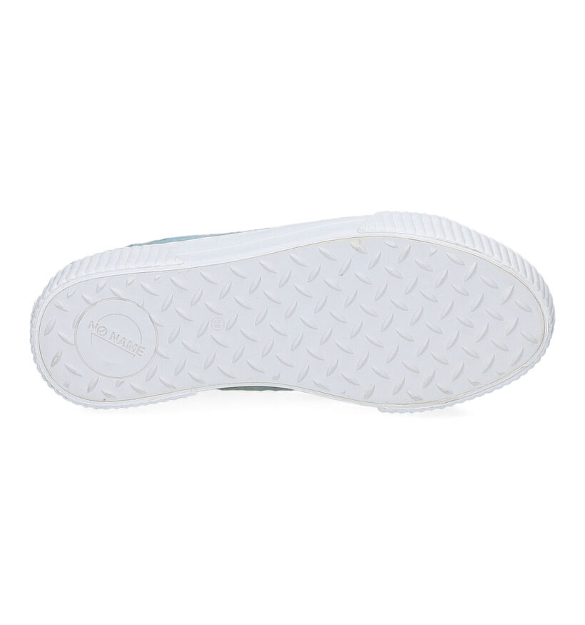 No Name Iron Mid Side Baskets Hautes en Bleu pour femmes (316089) - pour semelles orthopédiques