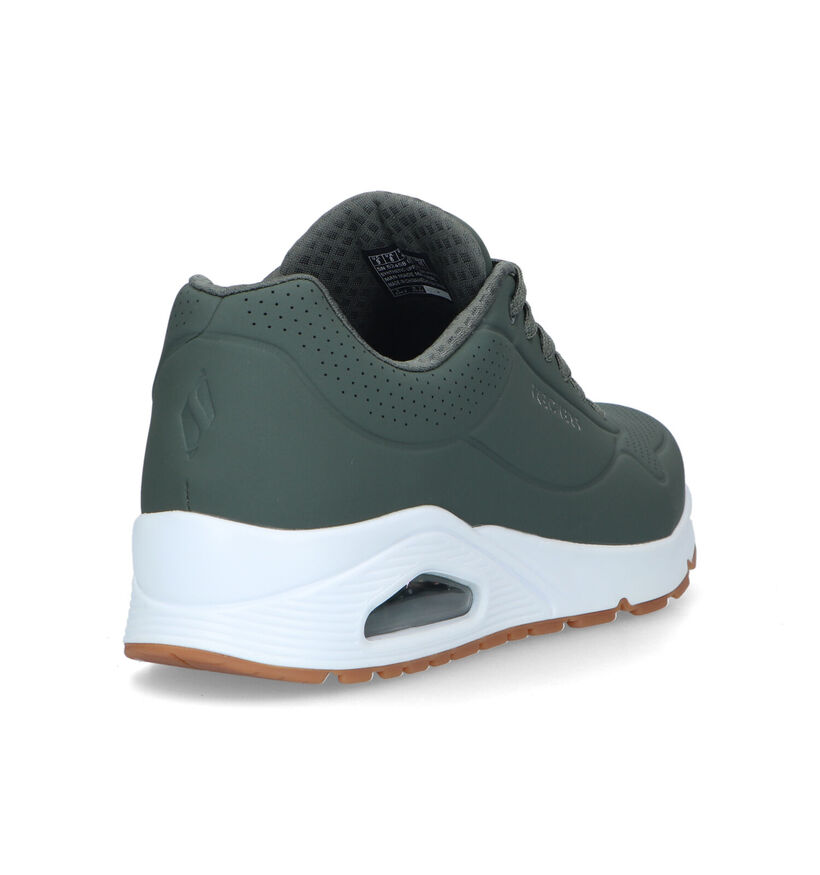 Skechers Uno Stand On Air Zwarte Sneakers voor heren (350318) - geschikt voor steunzolen