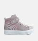 Skechers Heart Steps Glow Baskets montantes en Or rosé pour filles (366429)