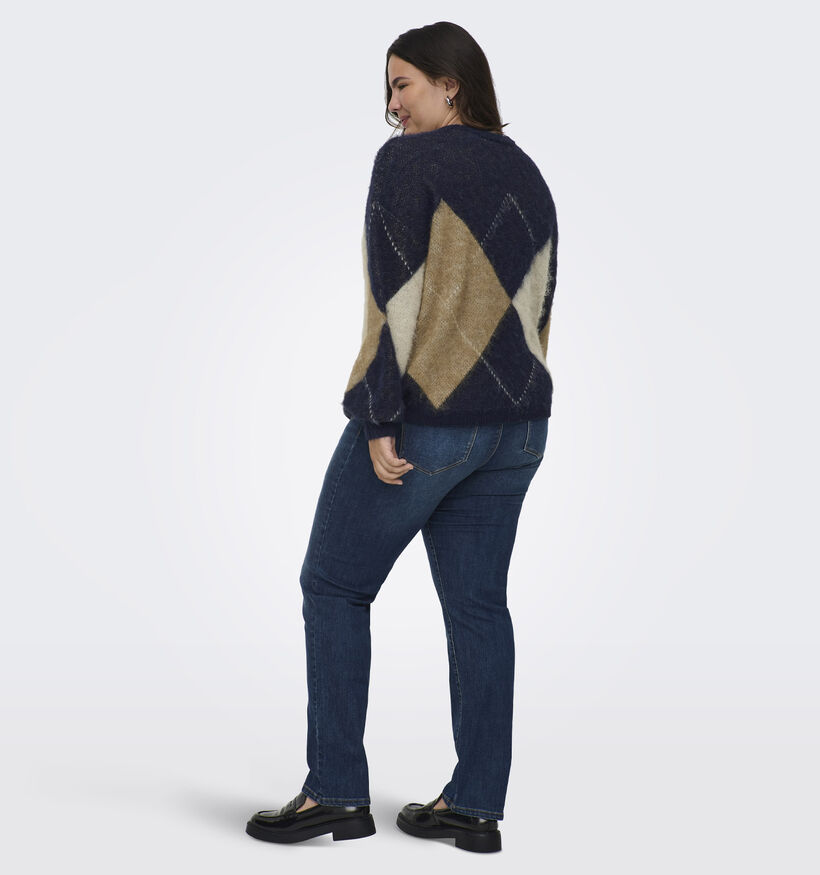 Only Carmakoma Carnoeme Donkerblauwe Trui Only Carmakoma Carnoeme Donkerblauwe Trui voor dames (371838)