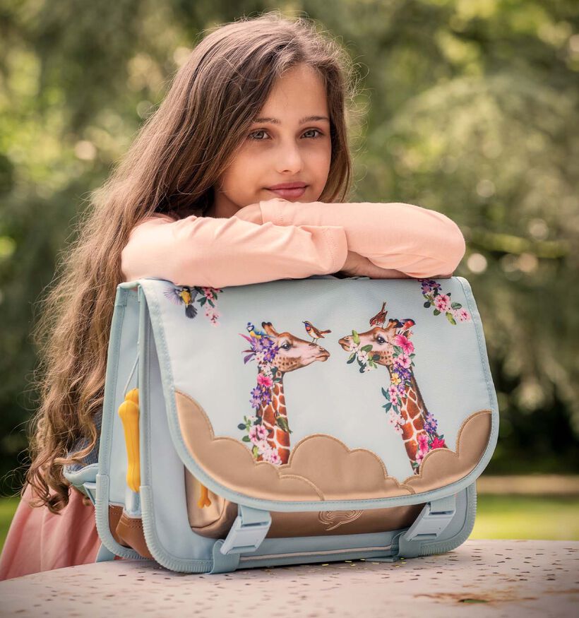 STONES and BONES Lotus Blauwe Boekentas voor meisjes (342269)