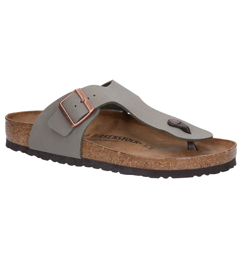 Birkenstock Ramses Zwarte Teenslippers voor heren (322799)