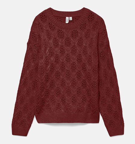 Vero Moda Truien Beige/Bordeaux