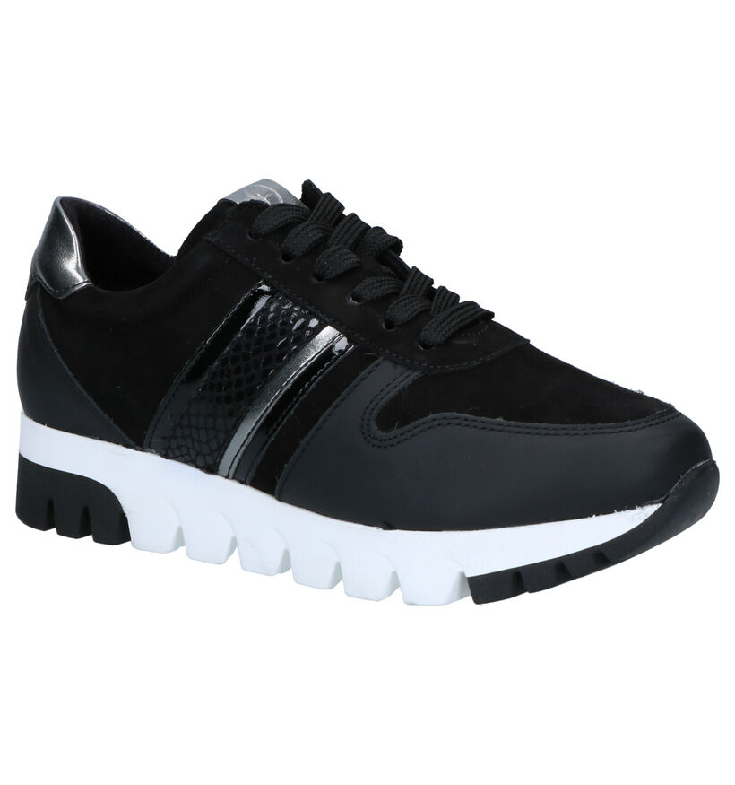 Tamaris Sneakers Zwart in leer (265593)