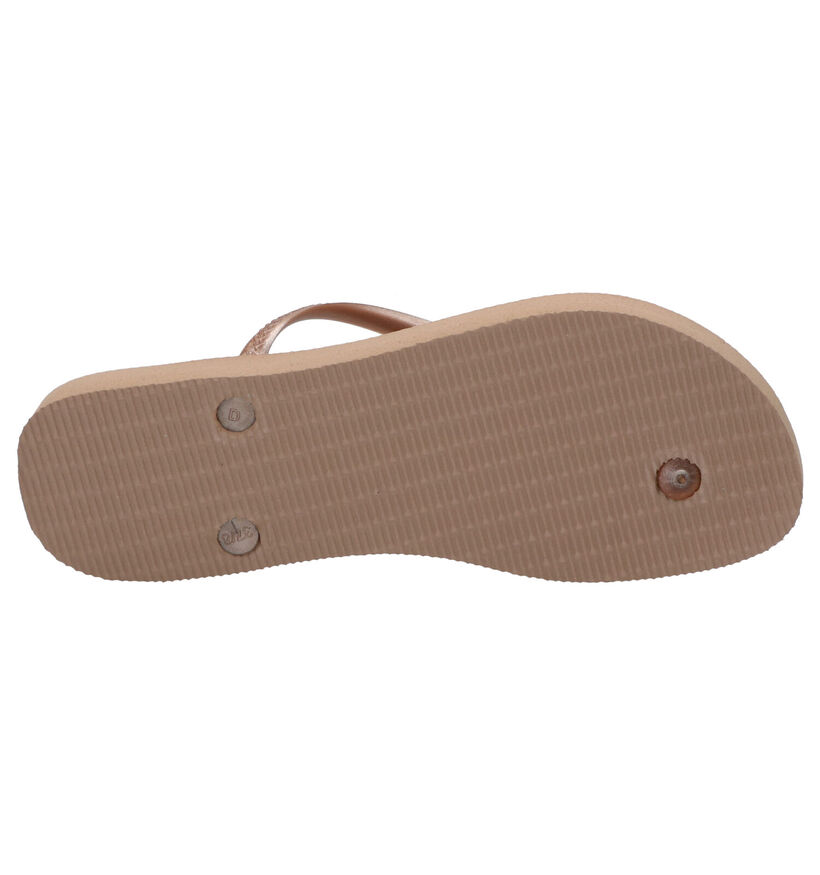 Havaianas Slim Gouden Teenslippers in kunststof (275874)