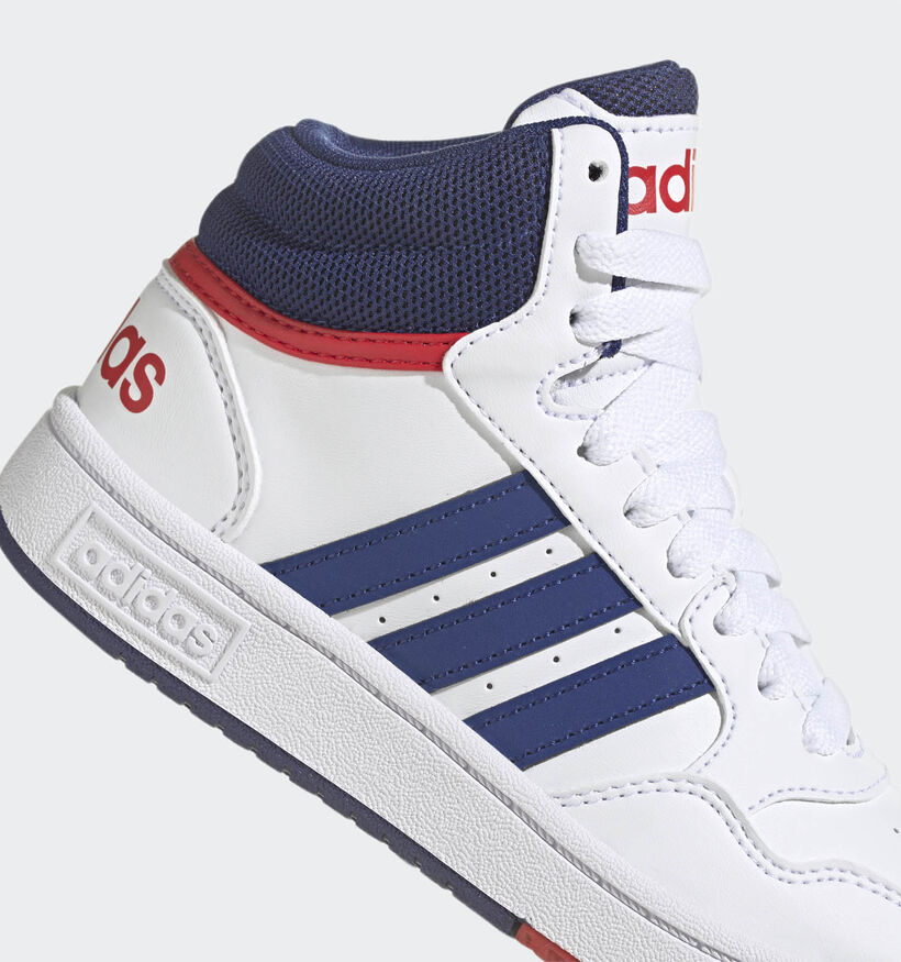 adidas Hoops 3.0 MID Witte Sneakers voor jongens, meisjes (348983)