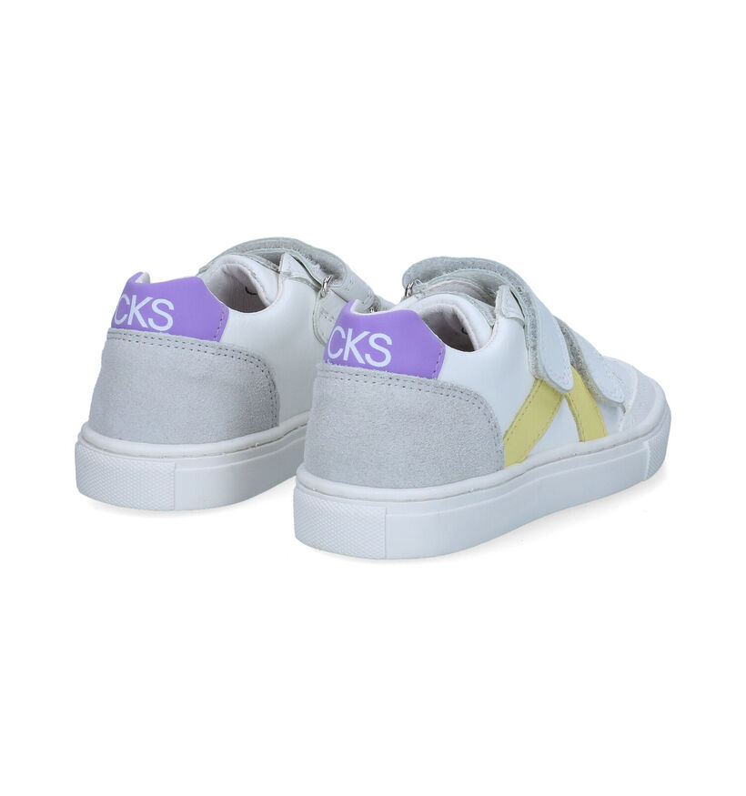 CKS Crown Chaussures à velcro en Blanc pour filles (308155) - pour semelles orthopédiques