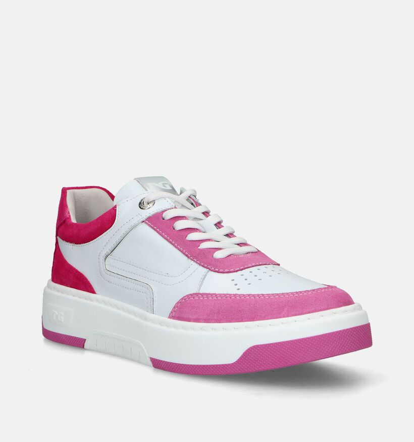 NeroGiardini Witte Sneakers voor dames (337190) - geschikt voor steunzolen