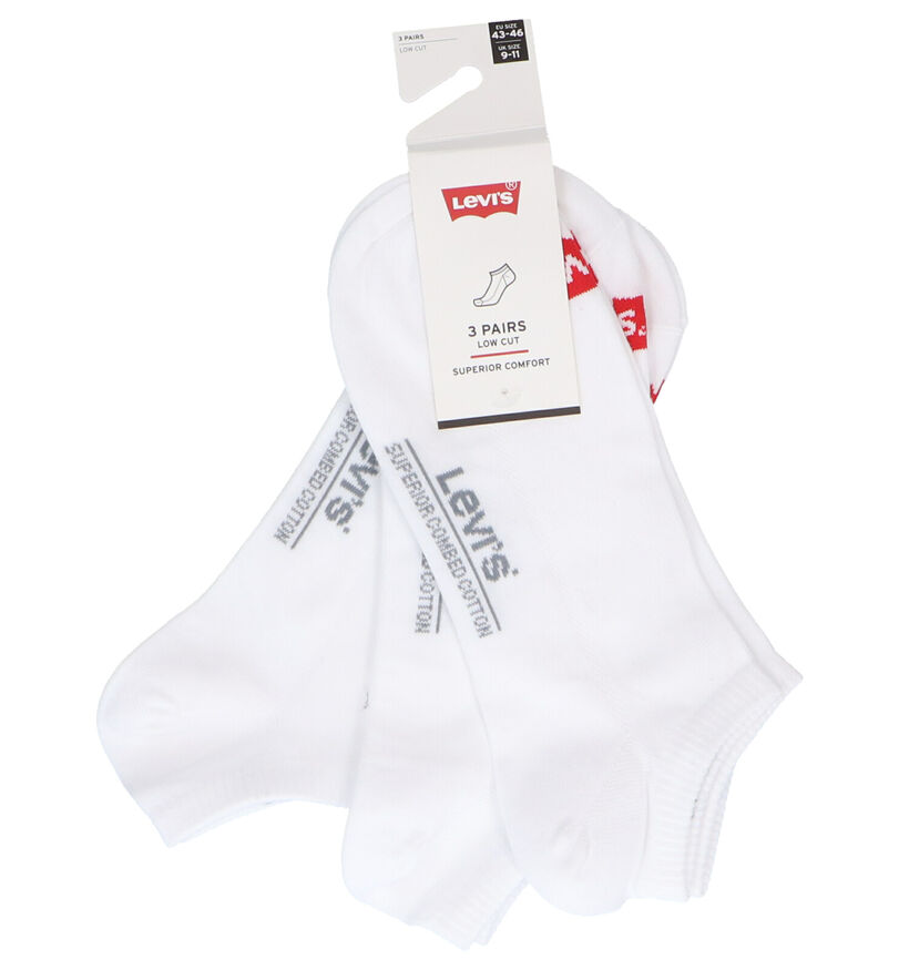 Levi's Witte Enkelsokken - 3 Paar (290702)