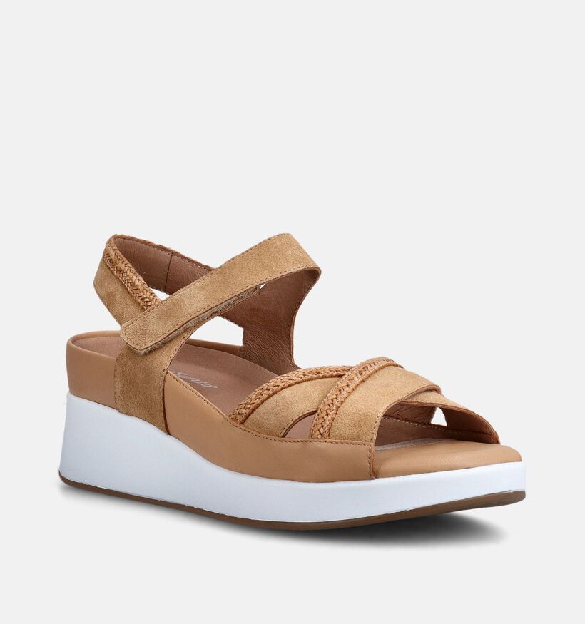Piesanto Beige Sleehak Sandalen voor Steunzolen voor dames (373791) - geschikt voor steunzolen