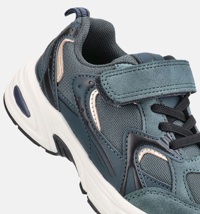 Milo & Mila Donkerblauwe Sneakers voor meisjes (379104) - geschikt voor steunzolen