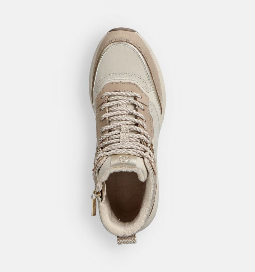Tamaris Boots à lacets en Beige pour femmes (362753) - pour semelles orthopédiques