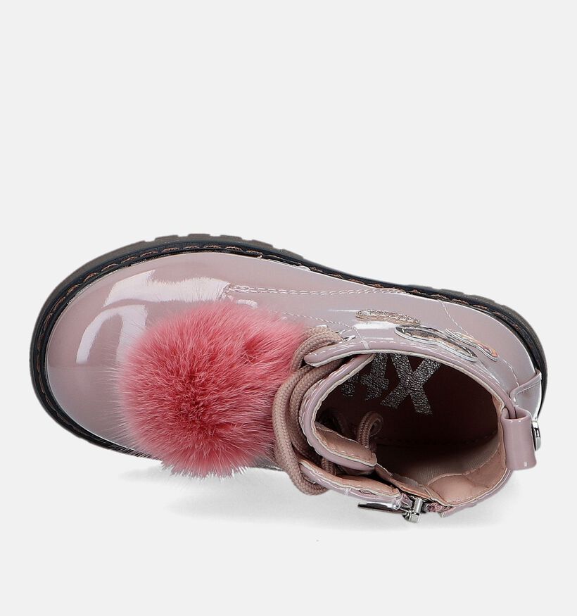 Xti Bottines robustes en Rose en simili cuir (331985)