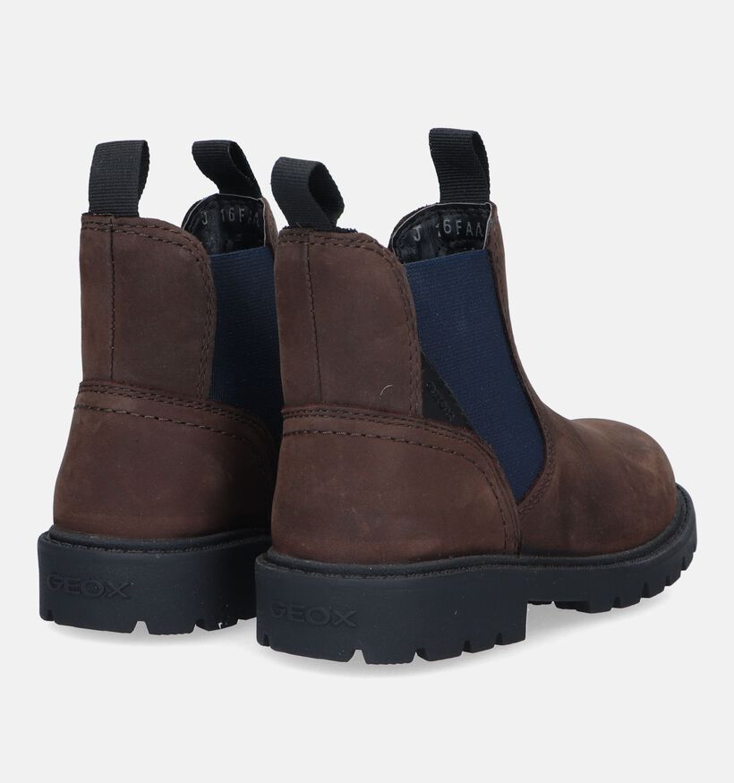 Geox Shaylax Zwarte Chelsea boots voor jongens (345908) - geschikt voor steunzolen