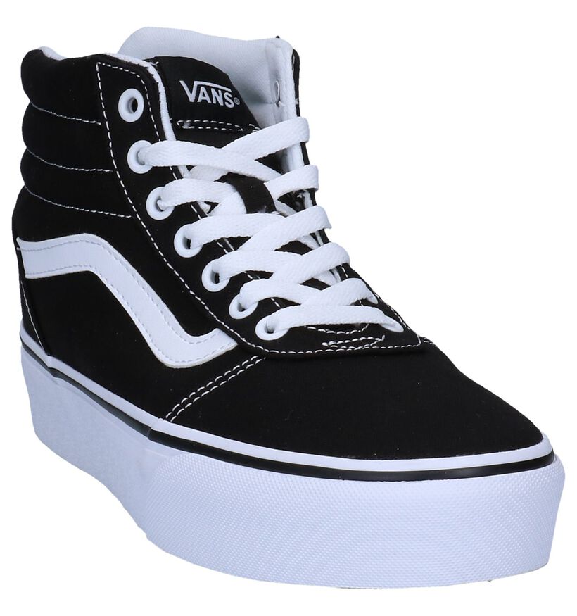 Vans Ward Baskets en Noir en textile (264189)