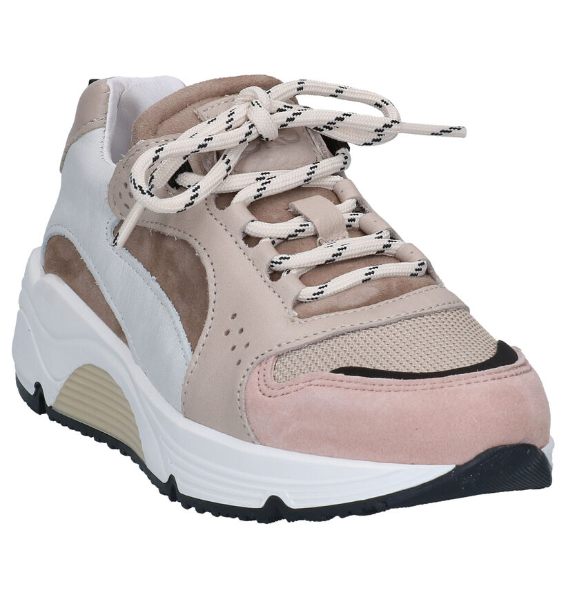 CKS Chiroc Beige Sneakers in leer (298548)